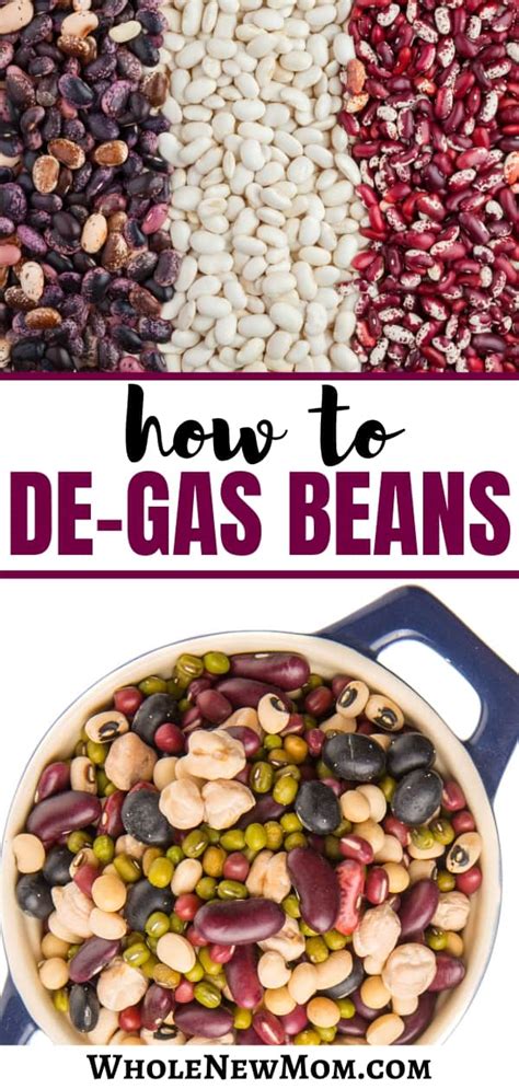 what takes the gas out of beans while cooking